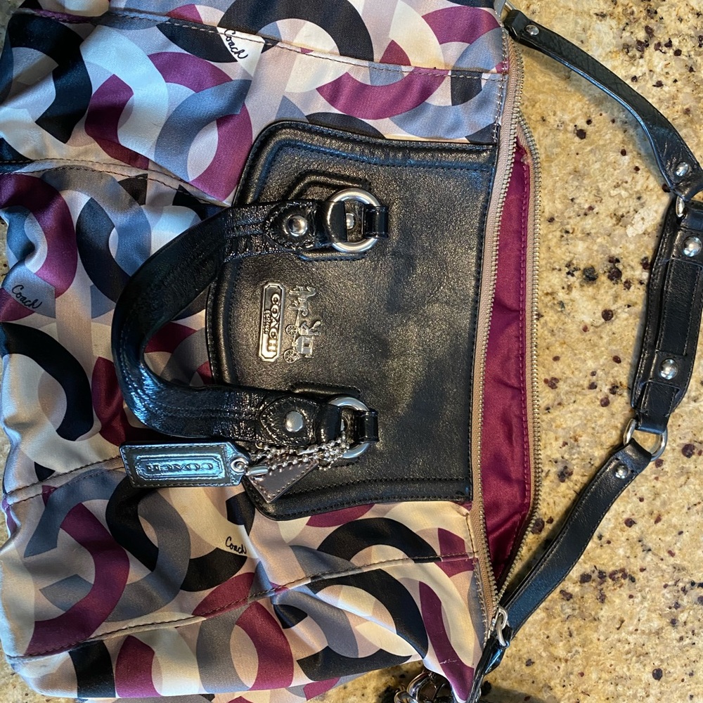 Two authentic gently worn coach purses - not outlet